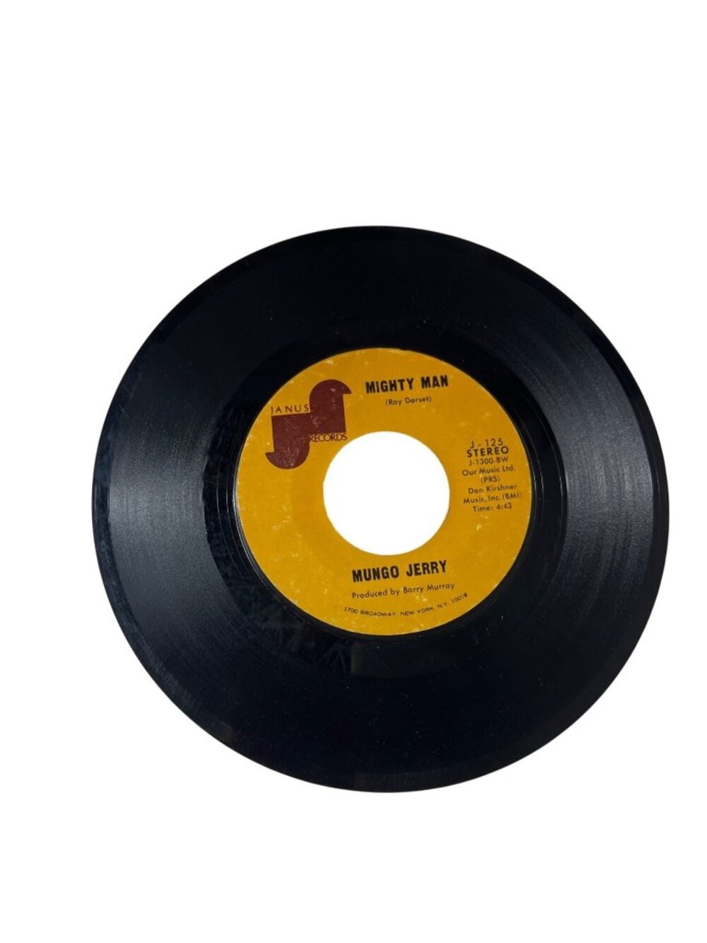 Mungo Jerry Vinyl 45 RPM Record "In The Summertime" & "Mighty Man" R130 - Picture 2 of 4